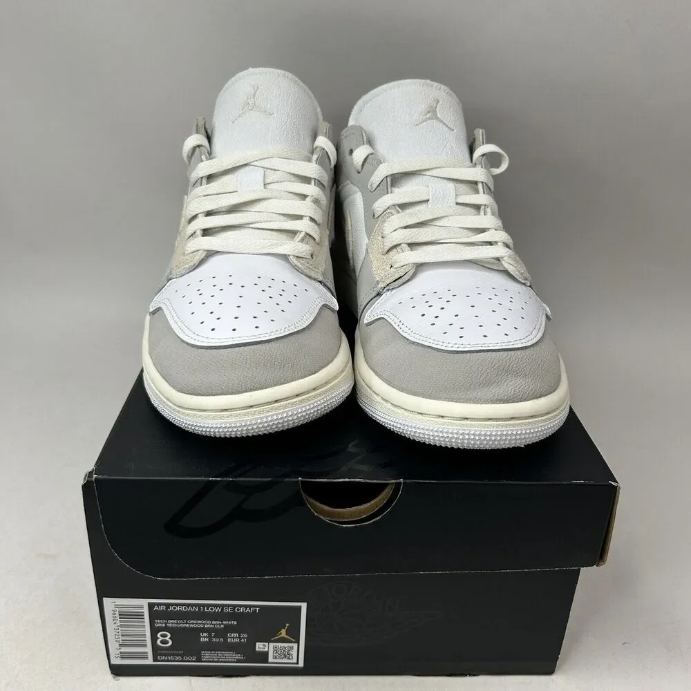 Nike Shoes Air Jordan 1 Low SE Craft Inside Out “Tech Grey” 2024